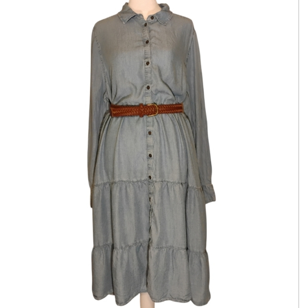Women's Denim Shirt Dress